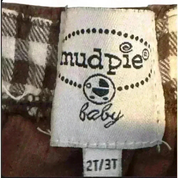 Mud Pie Baby Unisex Brown Corduroy Cargo Pants 2T/3T - Picture 3 of 3